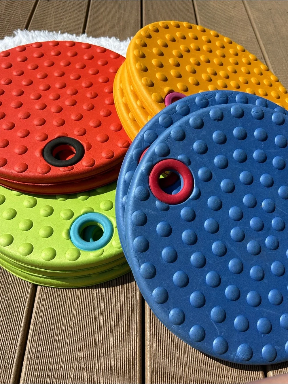 IKEA Vintage Maria Vinka PS UNDERBAR Tactile Cushion Mats  10-Piece Set